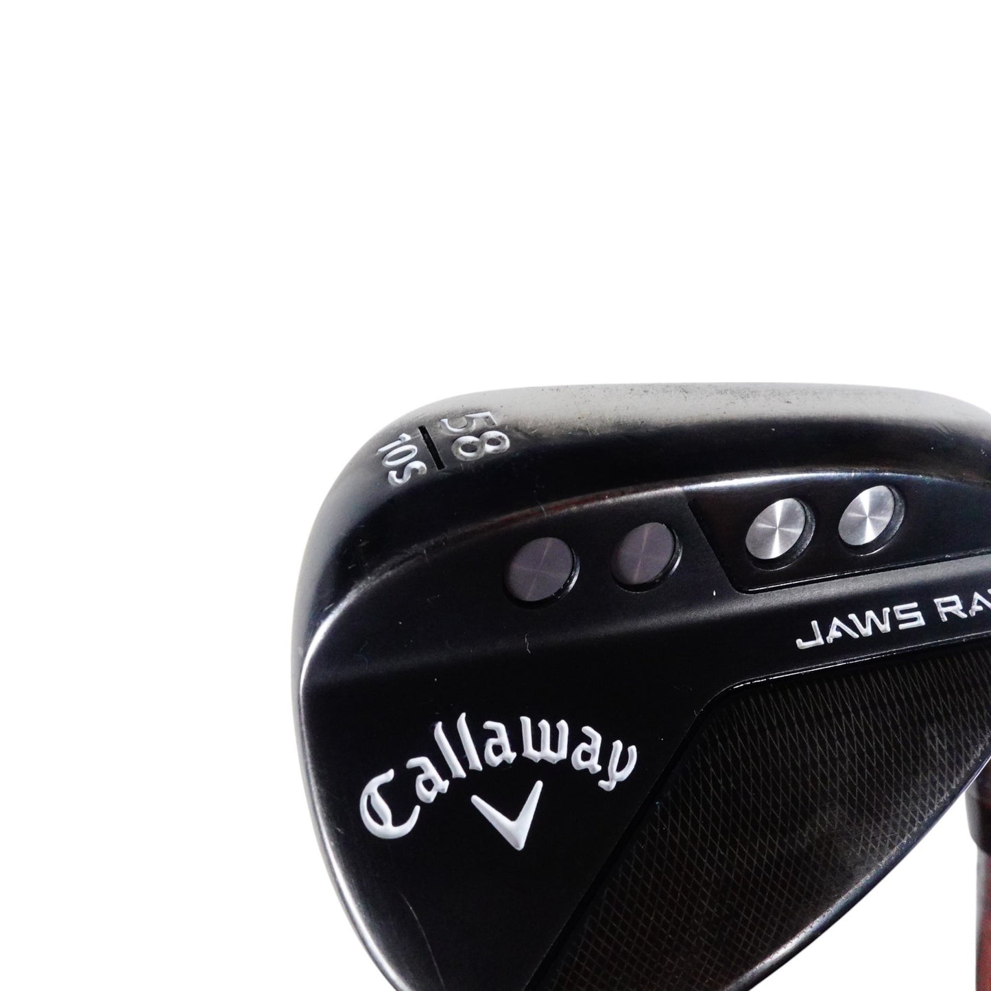 Callaway Jaws Raw Black 58 D 10S Lob Wedge Dynamic Gold Tour Issue Spinner 35 RH