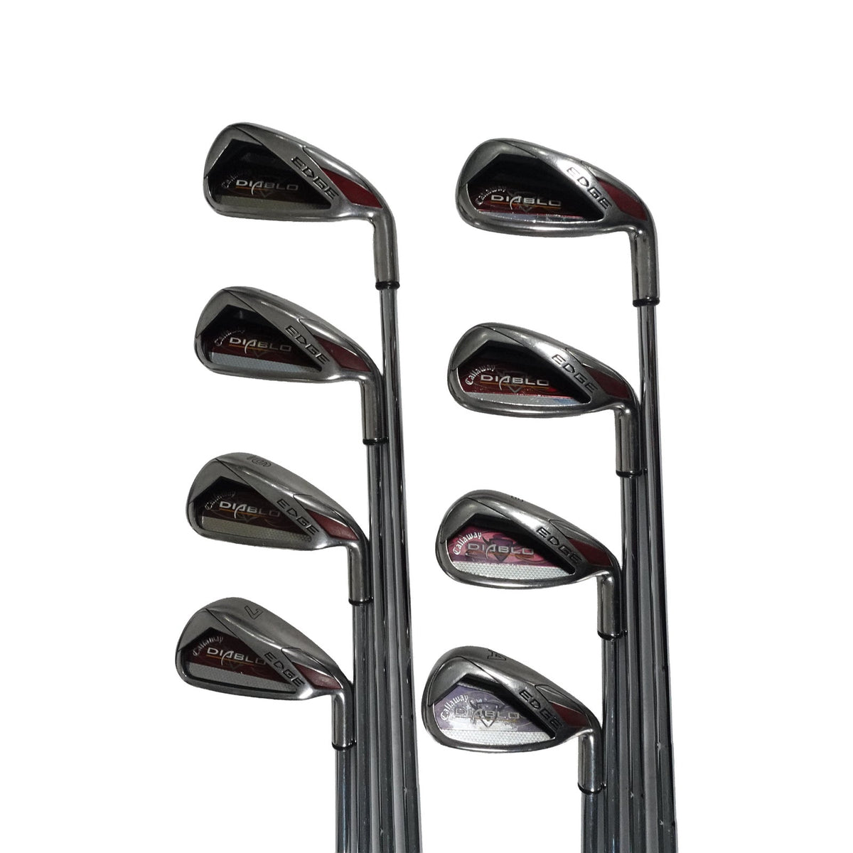 Callaway Diablo Edge Iron Set Uniflex Steel 4-PW+A RH NEW GRIPS