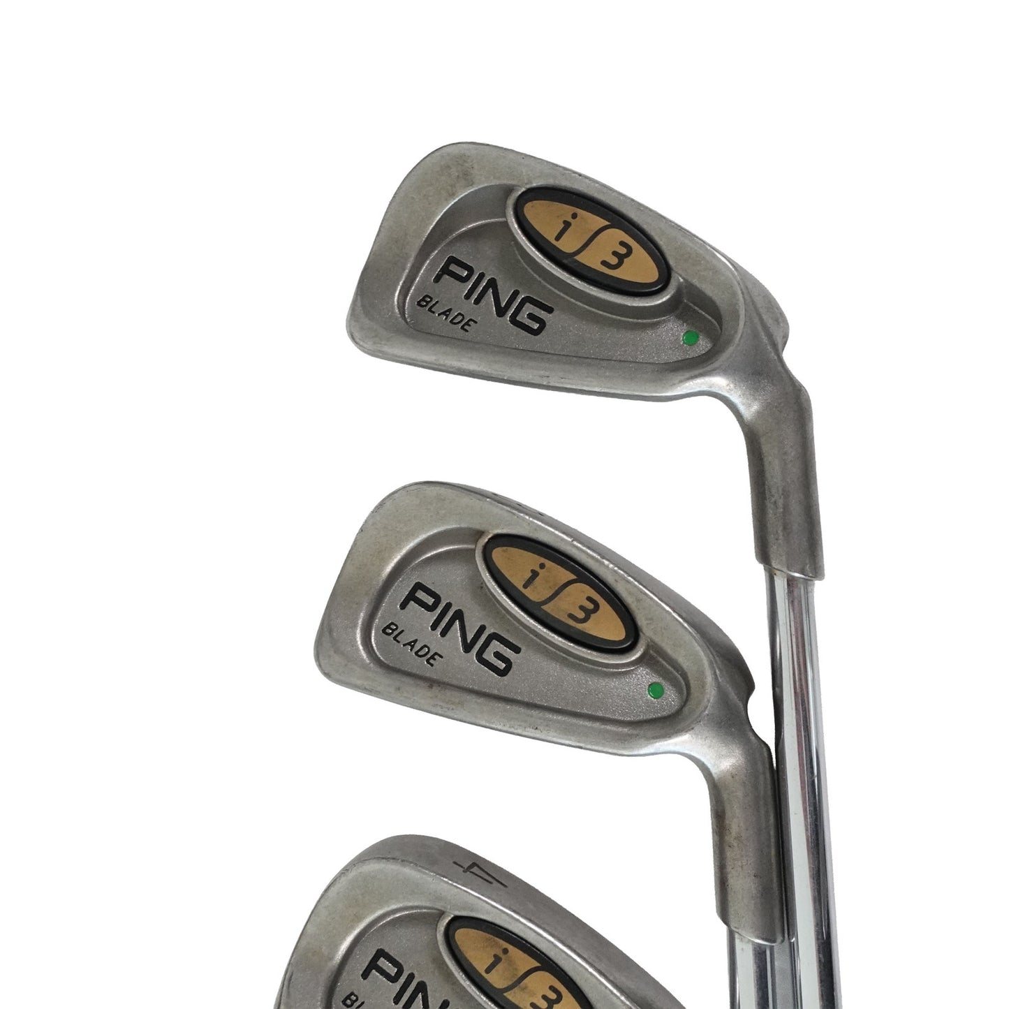 Ping i3 Blade Green Dot Iron Set Rifle FCM 6.0 Stiff Flex Steel 2-PW RH NEW GRIP