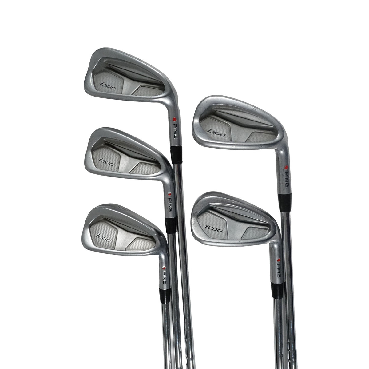 Ping i200 Red Dot Iron Set Stiff Flex Steel 6-PW Matching Serials RH NEW GRIPS