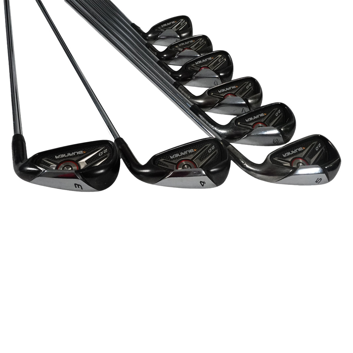 TaylorMade Burner 2.0 Iron Set Rifle FCM 6.0 Stiff Flex Steel 3-PW RH