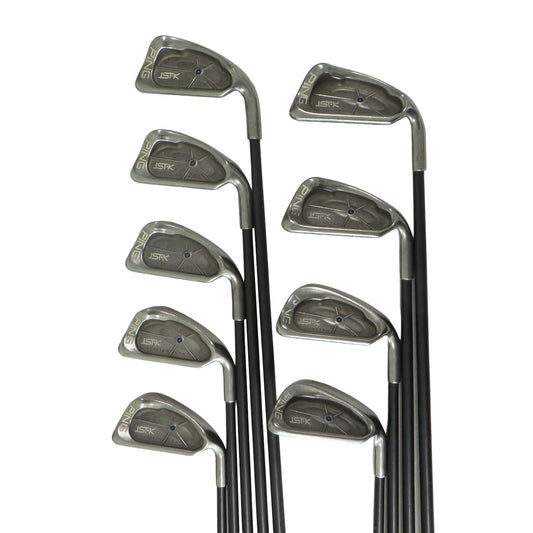 Ping ISI K Blue Dot Iron Set U44 Senior Flex Graphite 3-PW+LW RH NEW GRIPS