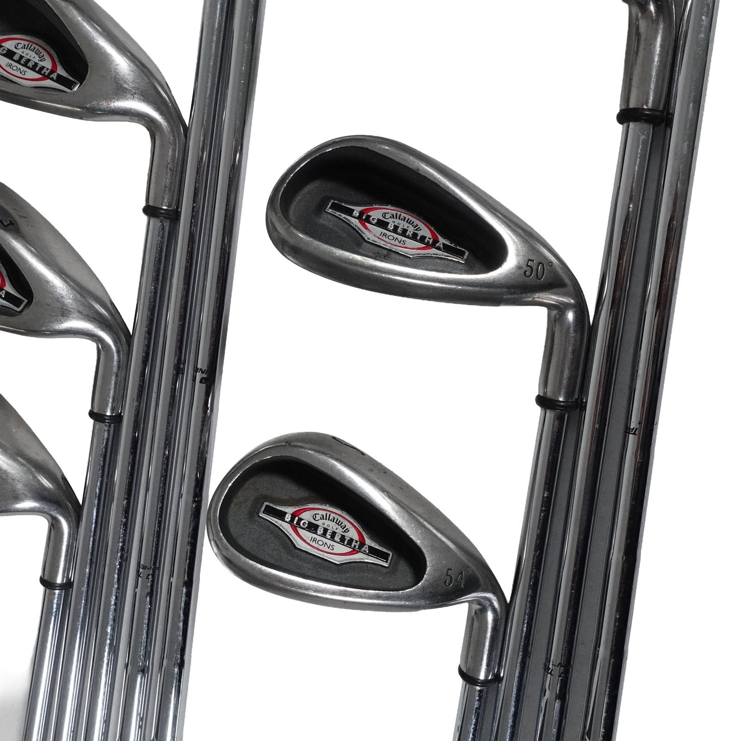 Callaway Big Bertha Iron Set Uniflex Steel 4-10+PW+SW RH NEW GRIPS