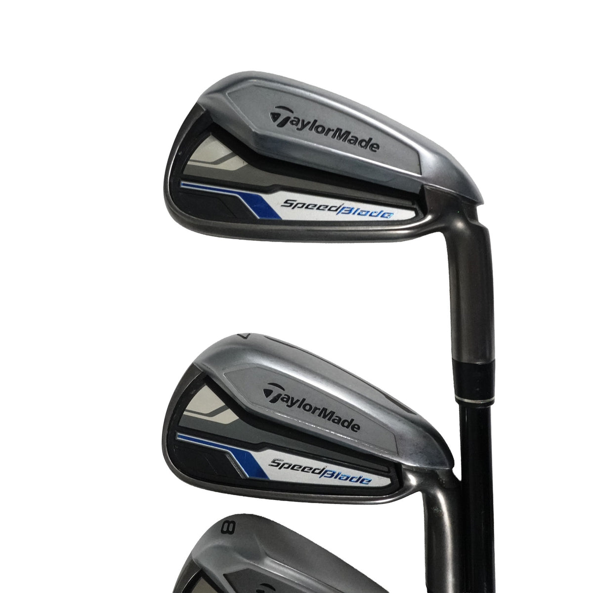 TaylorMade SpeedBlade Iron Set M Flex Senior Graphite 6-PW+SW NEW GRIPS