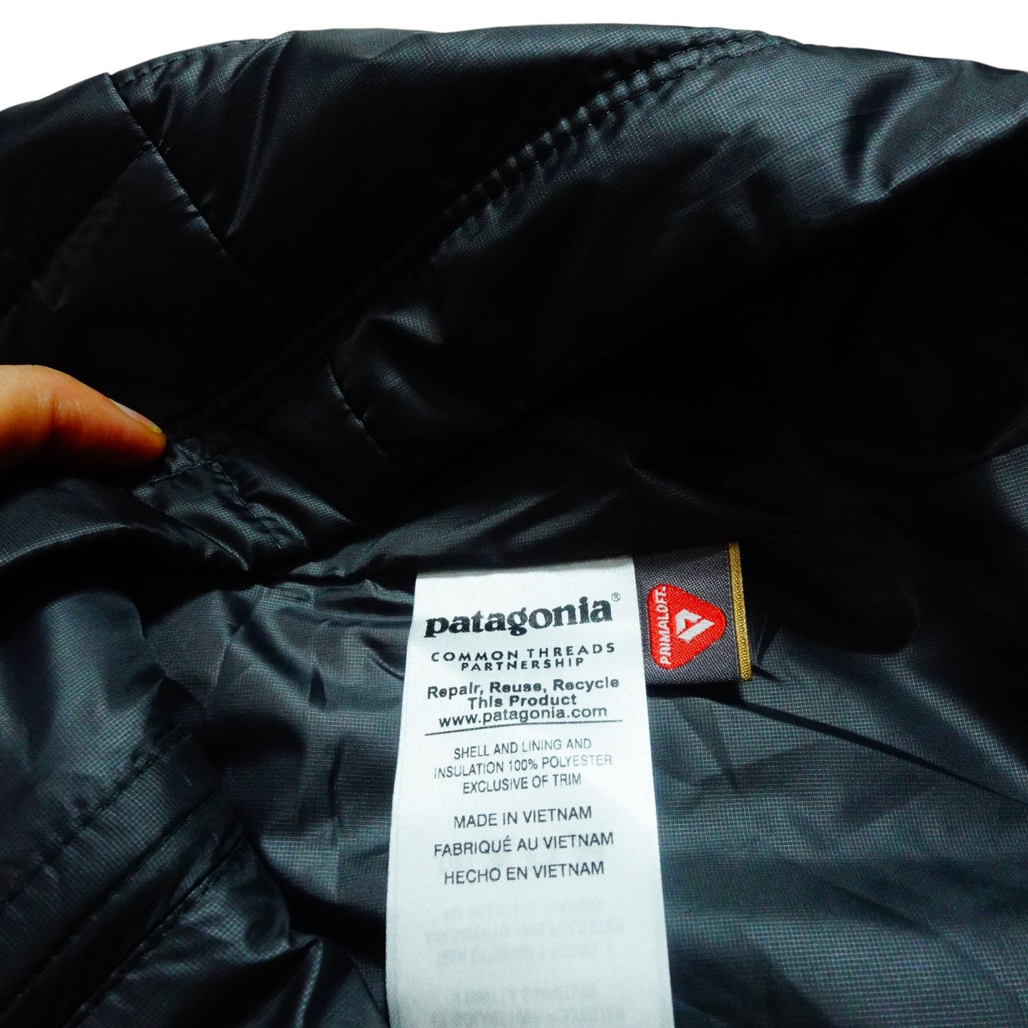 Patagonia Nano Puff Vest Puffer Jacket Paraloft Black Quilted Outdoors Mens Med