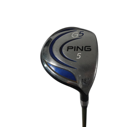 Ping G5 5 Wood 18 Degree Aldila NV Green Stiff Flex 75 Graphite 42.5" RH