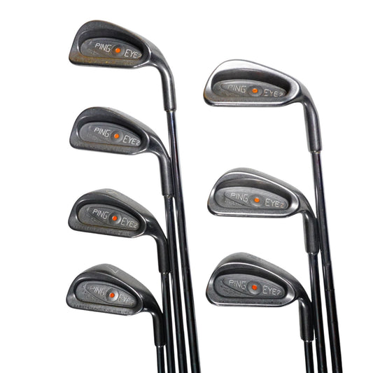 Ping Eye 2 Orange Dot Iron Set ZZ Lite Stiff Steel -0.5" 4-PW RH Matching Serial