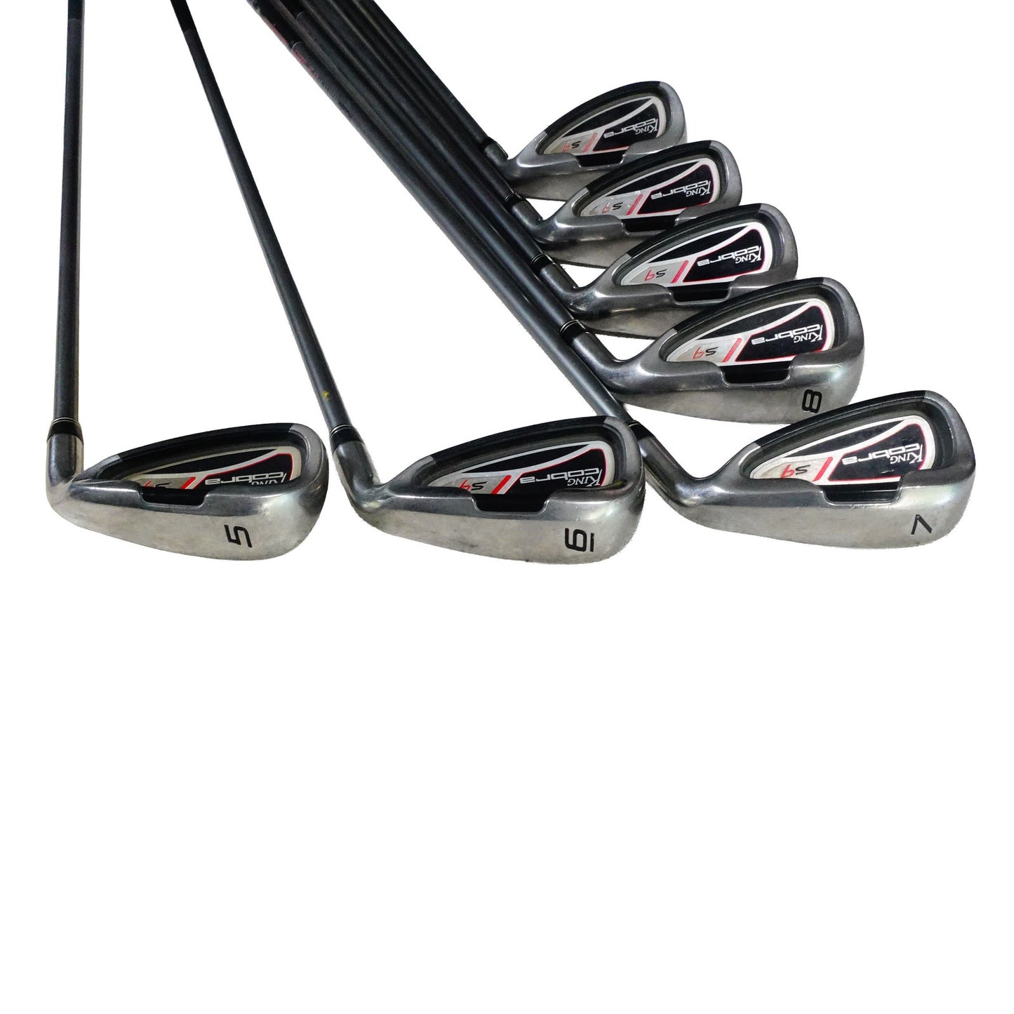 King Cobra S9 Iron Set YS-5.1 Graphite Design Regular Flex 5-PW+G RH NEW GRIPS