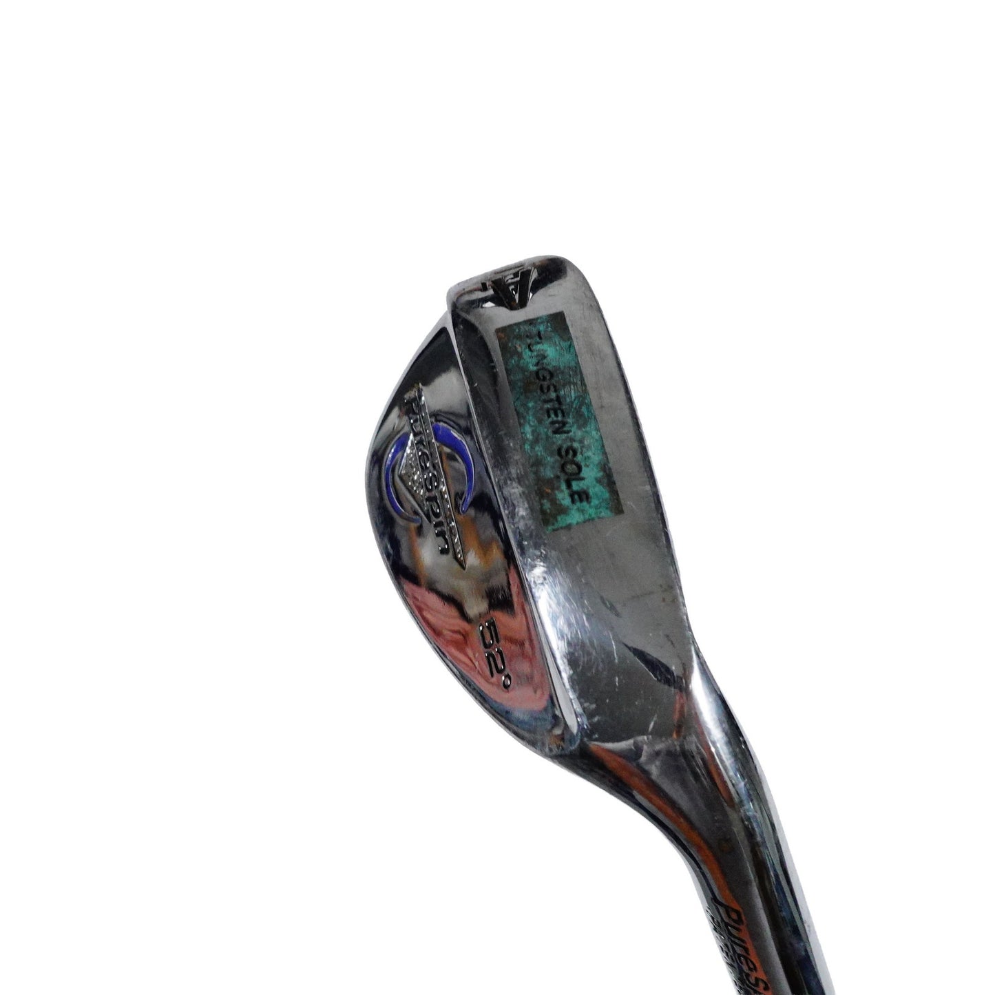 Pure Spin Diamond Face Scoring 52 Degree Gap Wedge Steel 35.5" RH NEW GRIP