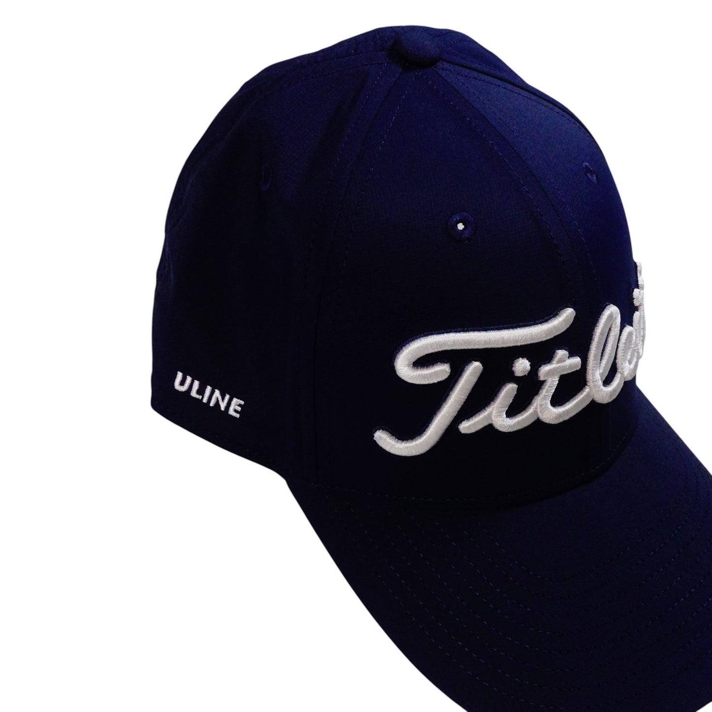 Titleist Tour Performance Adjustable Mens Navy Blue Uline Embroidered NEW