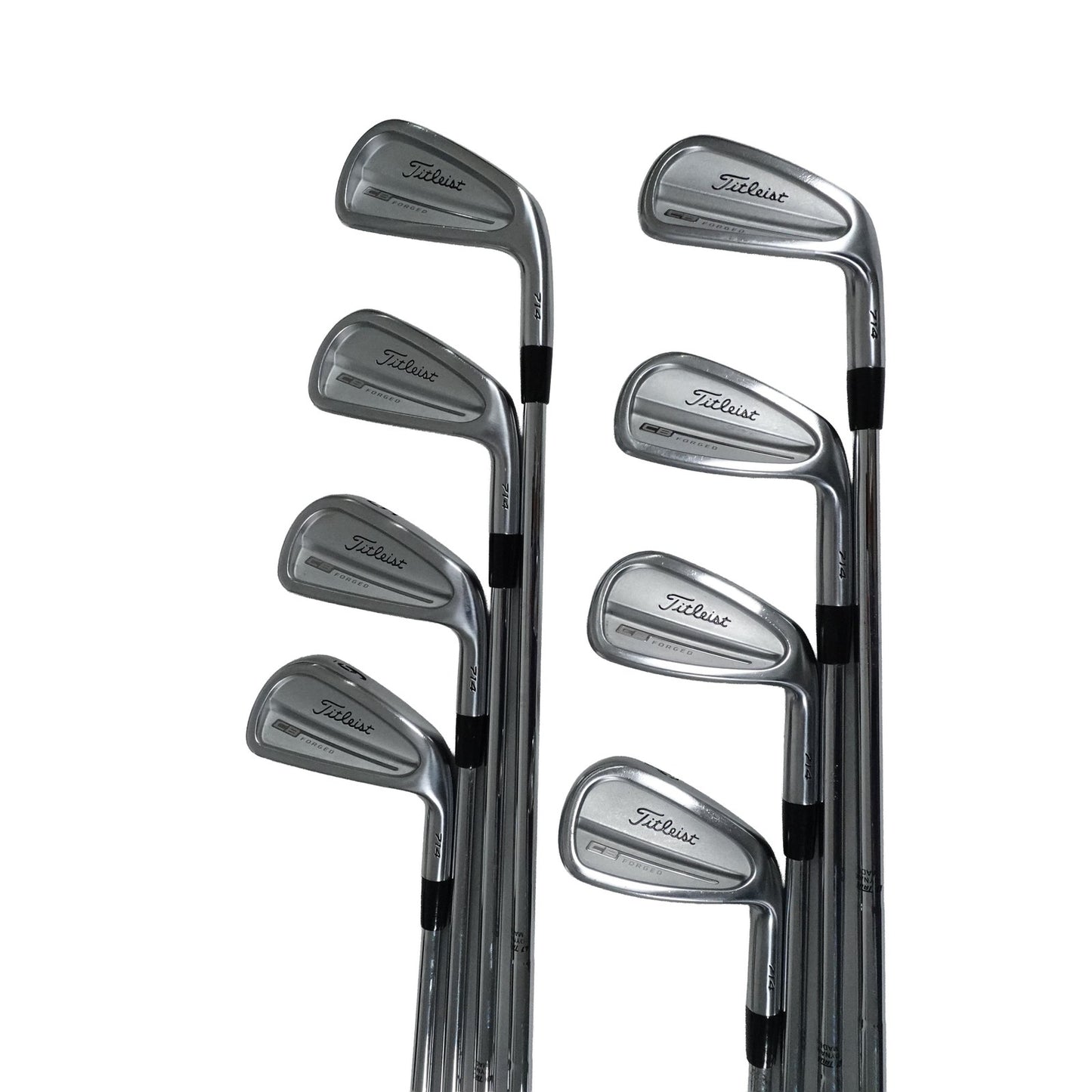 Titleist 714 CB Forged Iron Set Dynamic Gold S300 Stiff Flex Steel 3-PW RH