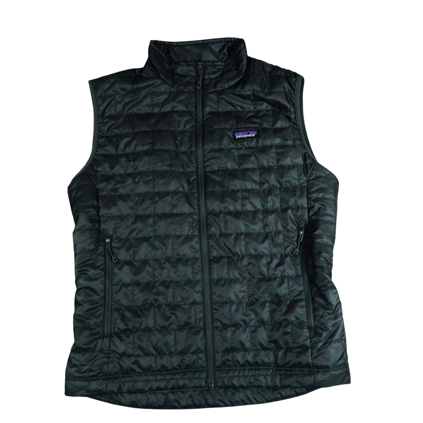 Patagonia Nano Puff Vest Puffer Jacket Paraloft Black Quilted Outdoors Mens Med