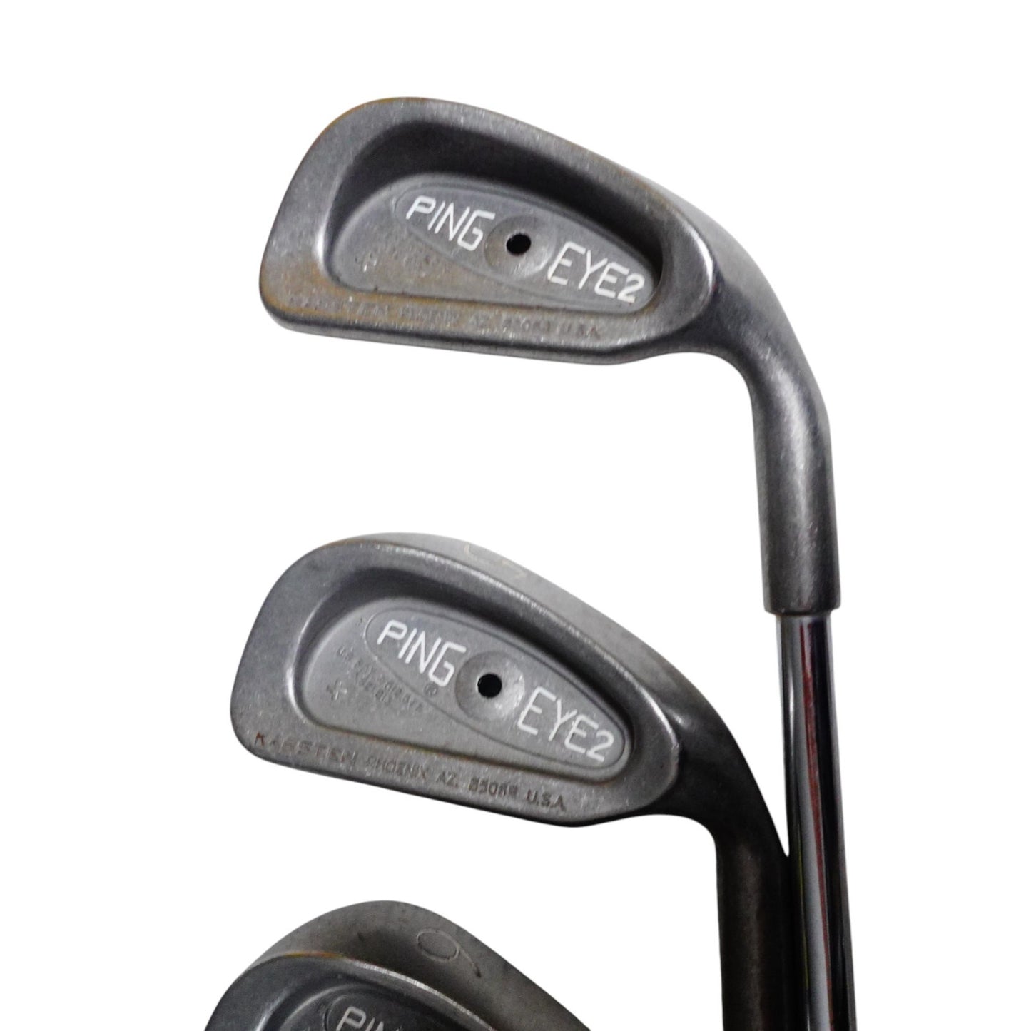 Ping Eye 2 + Black Dot Iron Set KT-M Stiff Flex Steel 4-PW RH NEW GRIPS