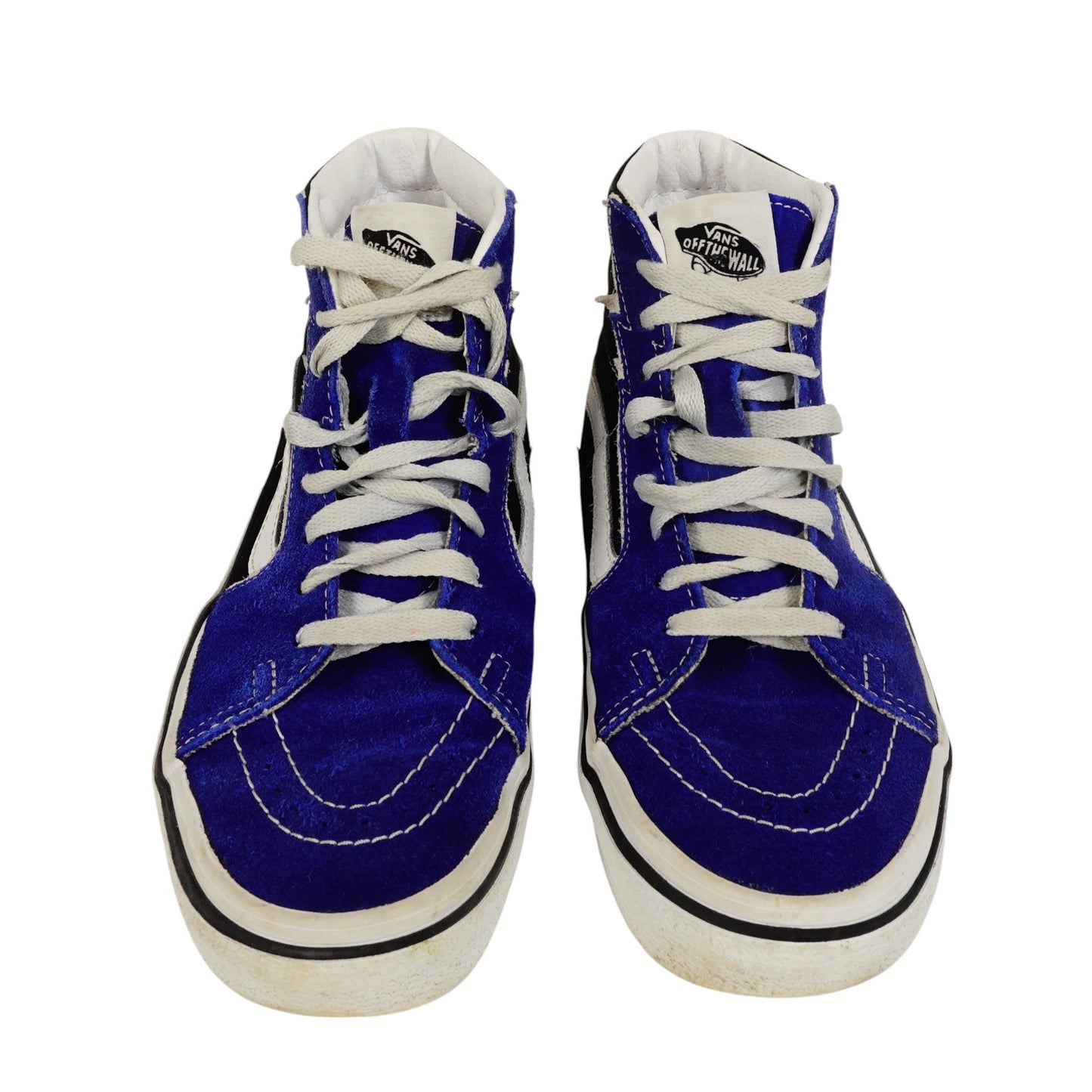 VANS Sk8 High Bolt True Blue Skate Boarding High Top Sneakers Mens 6 Womens 7.5