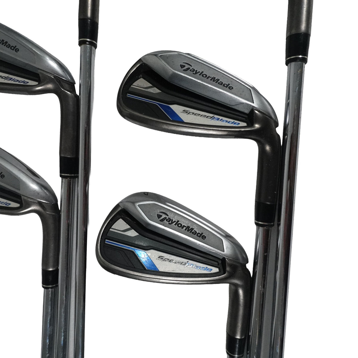 TaylorMade SpeedBlade Iron Set Regular Flex 85g Steel RH 5-PW NEW GRIPS