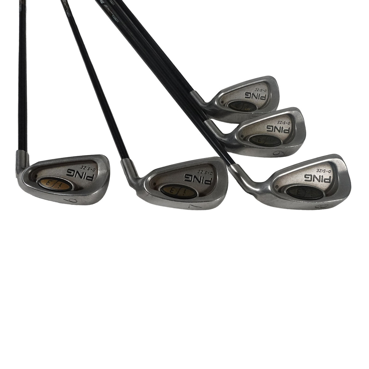 Ping i3 0-Size Black Dot Iron Set 350 Series Regular Flex Graphite 3-PW RH