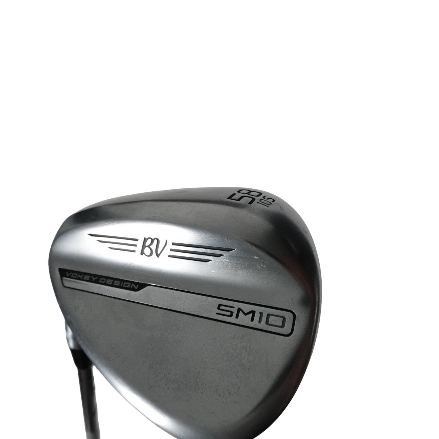 Titleist Vokey SM10 Chrome 58 D 10 S Lob Wedge Flex Steel 35" LH NEW