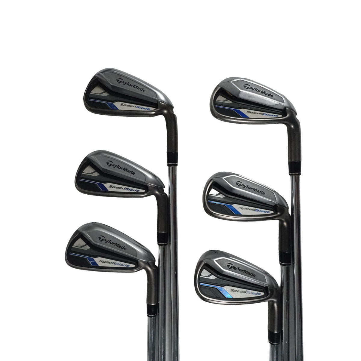 TaylorMade SpeedBlade Iron Set Regular Flex 85g Steel RH 5-PW NEW GRIPS