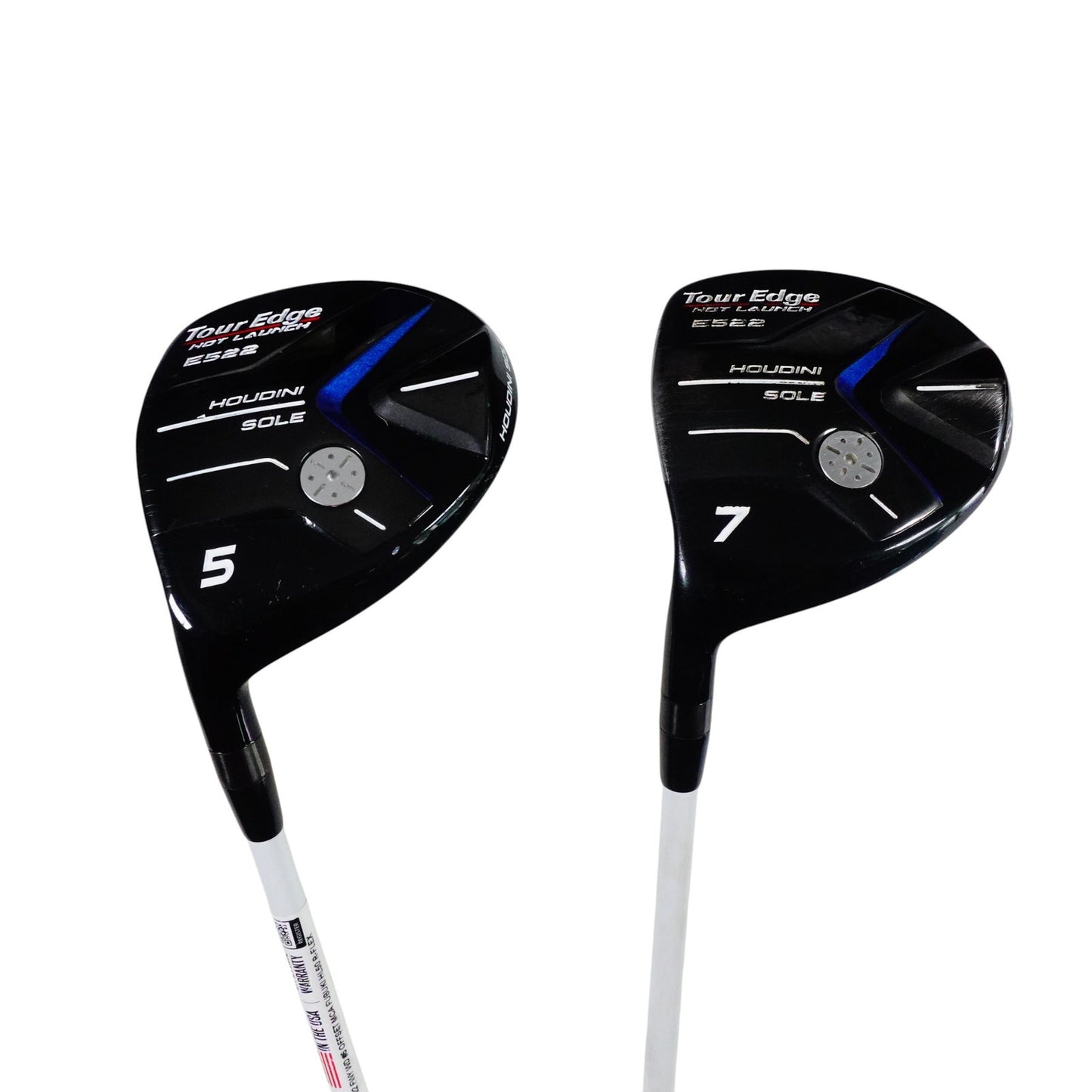 Tour Edge Hot Launch E522 5  7 Wood Set Fubuki 50 Regular Flex Graphite LH