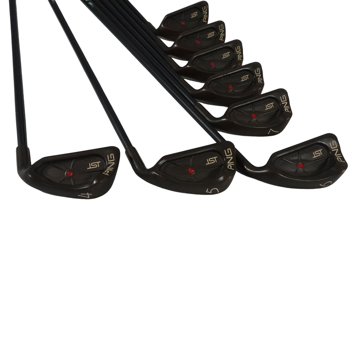 Ping ISI Red Dot Beryllium Copper Iron Set U34 Ladies Flex Graphite 4-PW+S2 RH