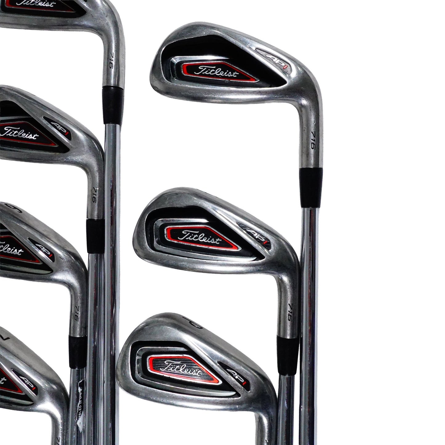 Titliest AP1 716 Iron Set Dynamic Gold X100 Steel 4-PW RH +1/2" NEW GRIPS