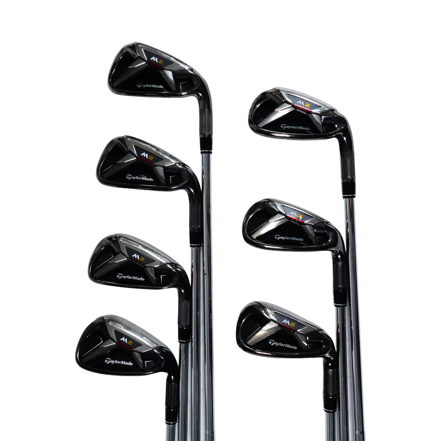 TaylorMade M2 Iron Set REAX Regular Flex 88 Steel Golf Pride 5-PW+A +1/2" RH