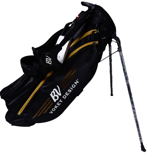 Titleist BV Vokey Design Stand Bag Black Gold 4-Way Divide Dual Strap Golf Bag