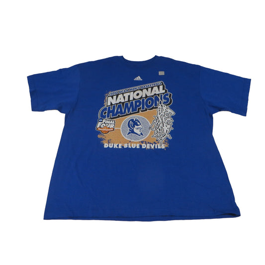 2010 Duke National Champions Adidas NCAA Final Four T Shirt Men's XL