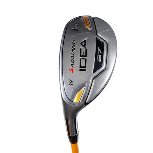 Adams A7 3 Iron Hybrid 19 Degree Axivcore Stiff Flex Graphite 40" LH w HC