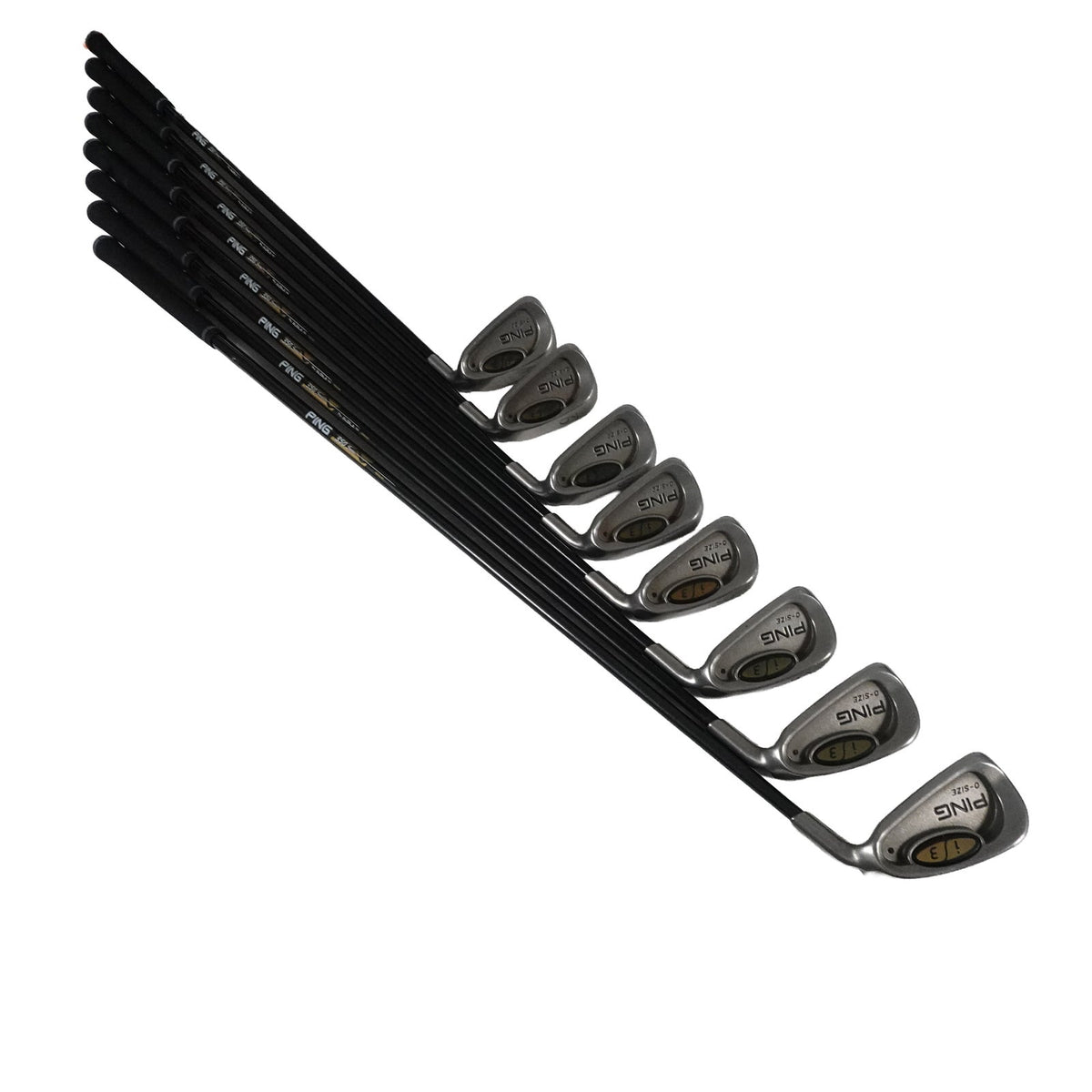 Ping i3 0-Size Black Dot Iron Set 350 Series Regular Flex Graphite 3-PW RH