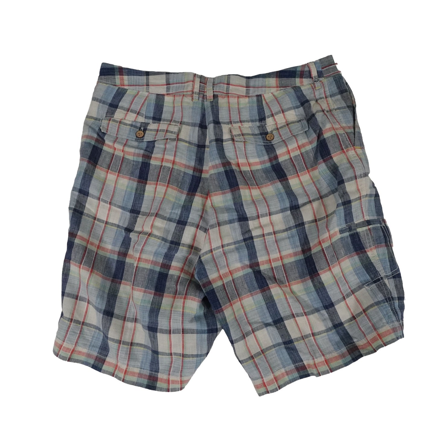 Tommy Bahama Linen Plaid Bermuda Golf Shorts Men's 38 Inseam 9"