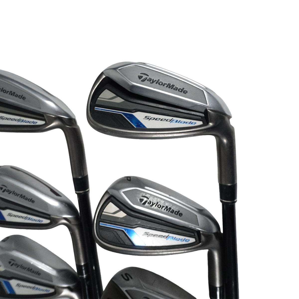 TaylorMade SpeedBlade Iron Set M Flex Senior Graphite 6-PW+SW NEW GRIPS