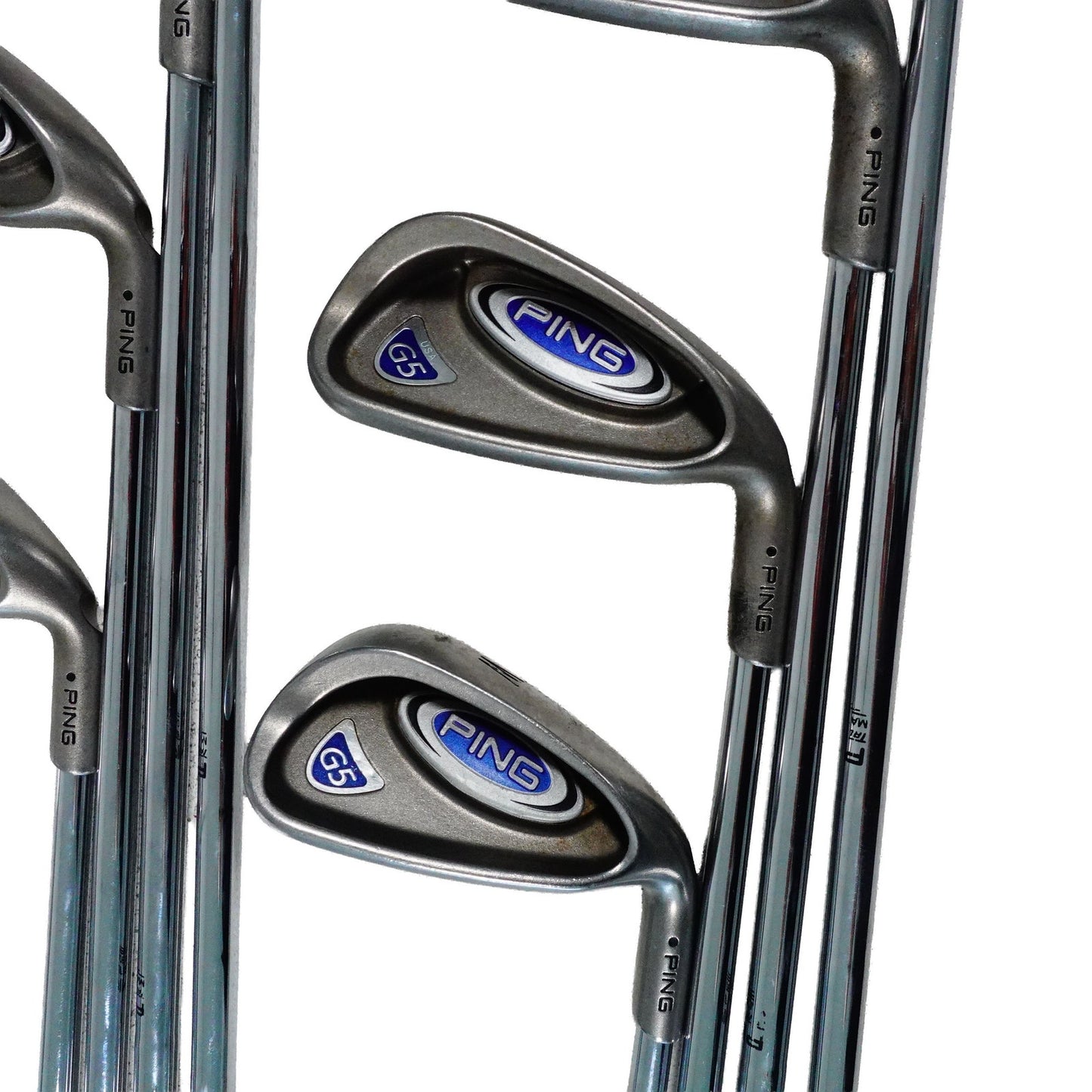 Ping G5 Black Dot Iron Set CS Lite Regular Flex Steel 3-PW RH NEW GRIPS