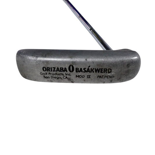 Orizaba O Basakwerd MOD II Backward Putter Pat Pend San Diego CA 34" RH