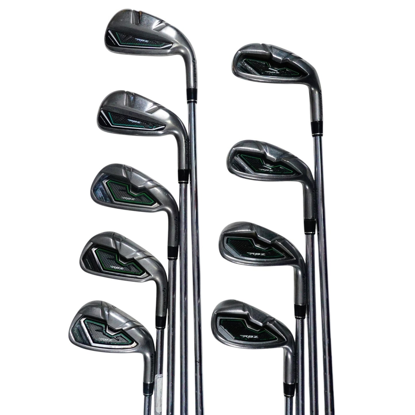 TaylorMade RBZ Iron Set Regular Flex Steel 4-PW+A+SW RH NEW GRIPS