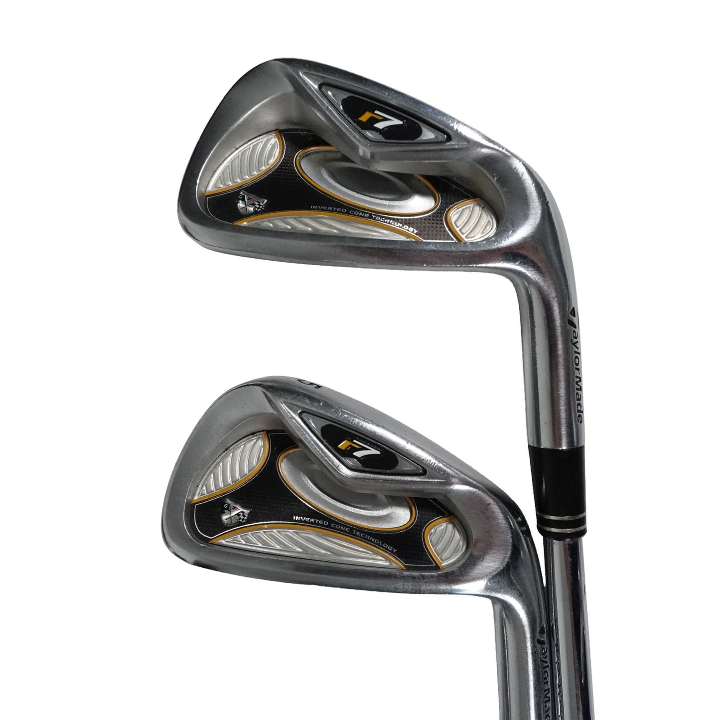 TaylorMade R7 Iron Set Dynamic Gold S300 Stiff Flex Steel 4-PW RH