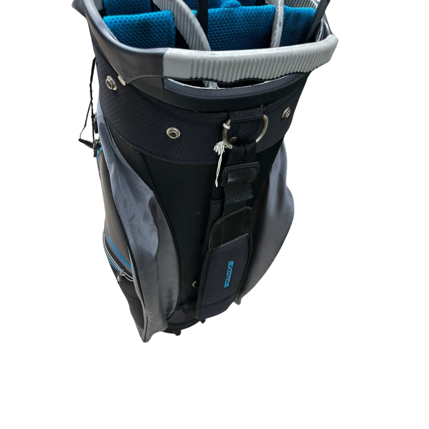 Mens Left Hand Golf Starter Set Driver Wood Iron Set Putter and Cart Golf Bag