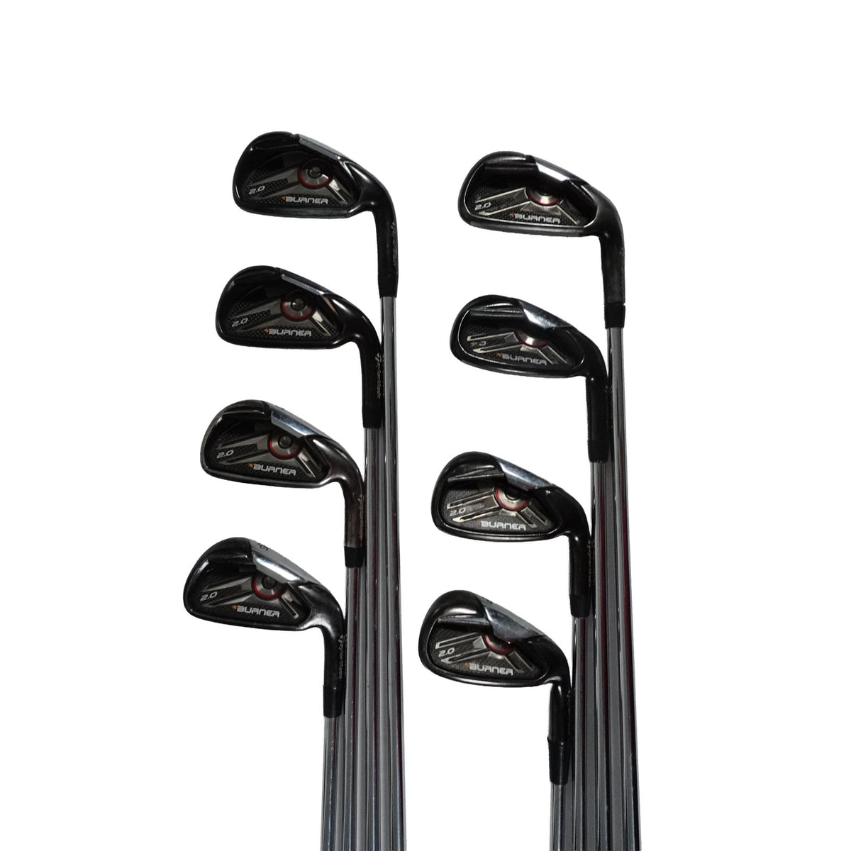 TaylorMade Burner 2.0 Iron Set Rifle FCM 6.0 Stiff Flex Steel 3-PW RH