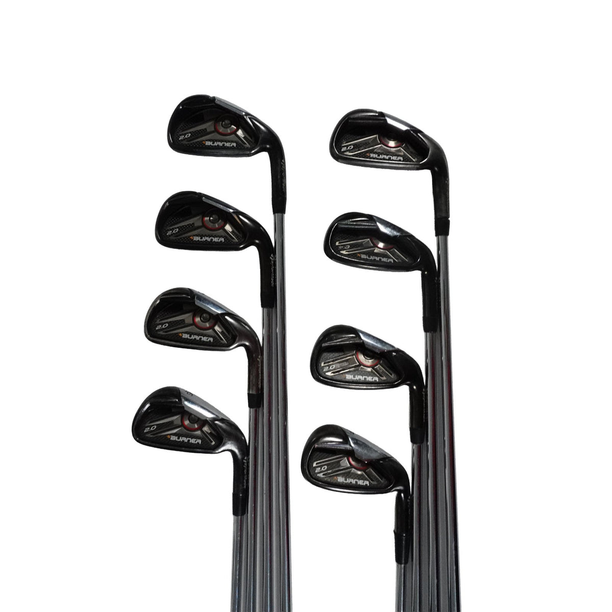 TaylorMade Burner 2.0 Iron Set Rifle FCM 6.0 Stiff Flex Steel 3-PW RH