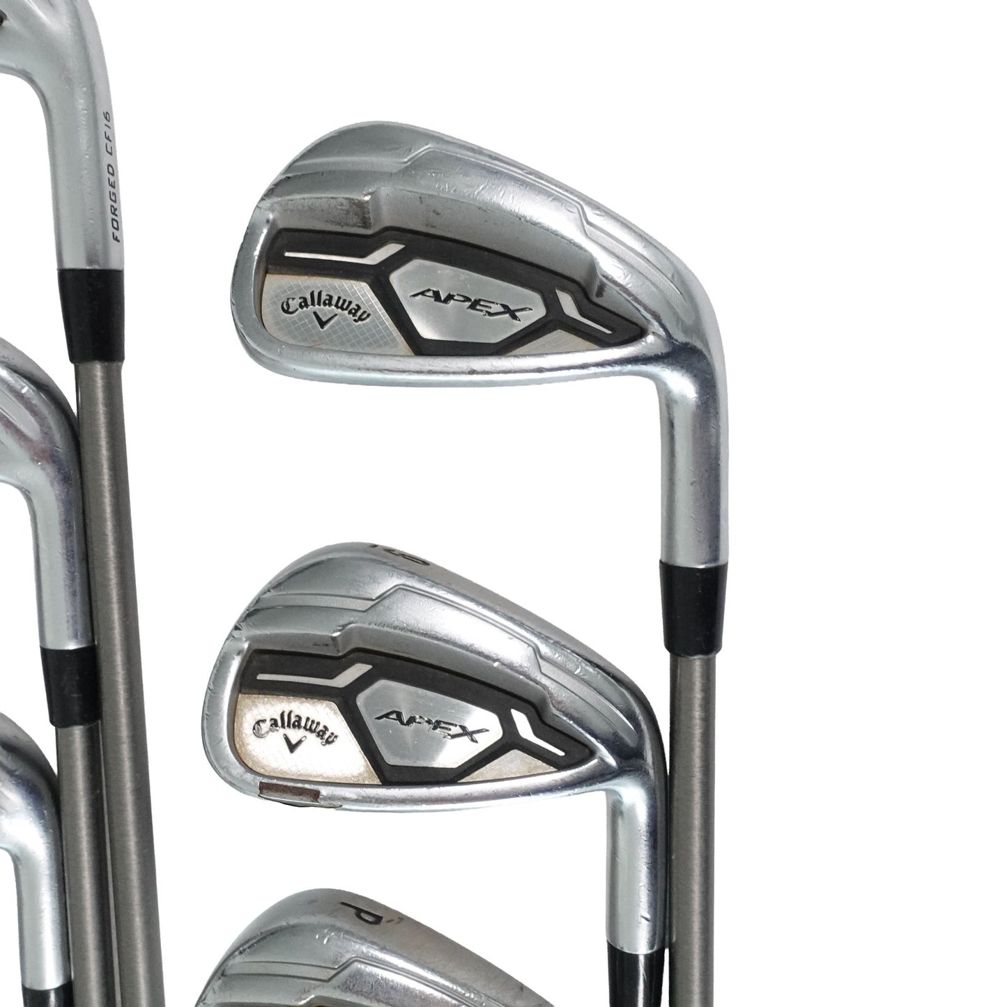Callaway Apex CF16 Iron Set SteelFiber i110 Stiff Flex PURE Graphite 4-PW RH