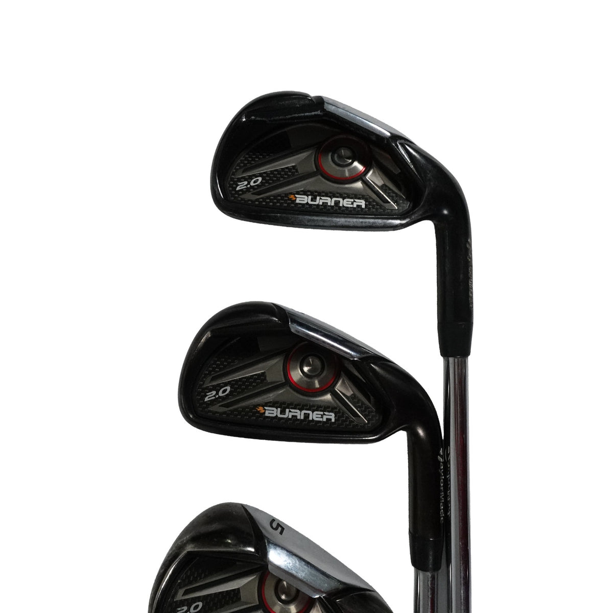 TaylorMade Burner 2.0 Iron Set Rifle FCM 6.0 Stiff Flex Steel 3-PW RH