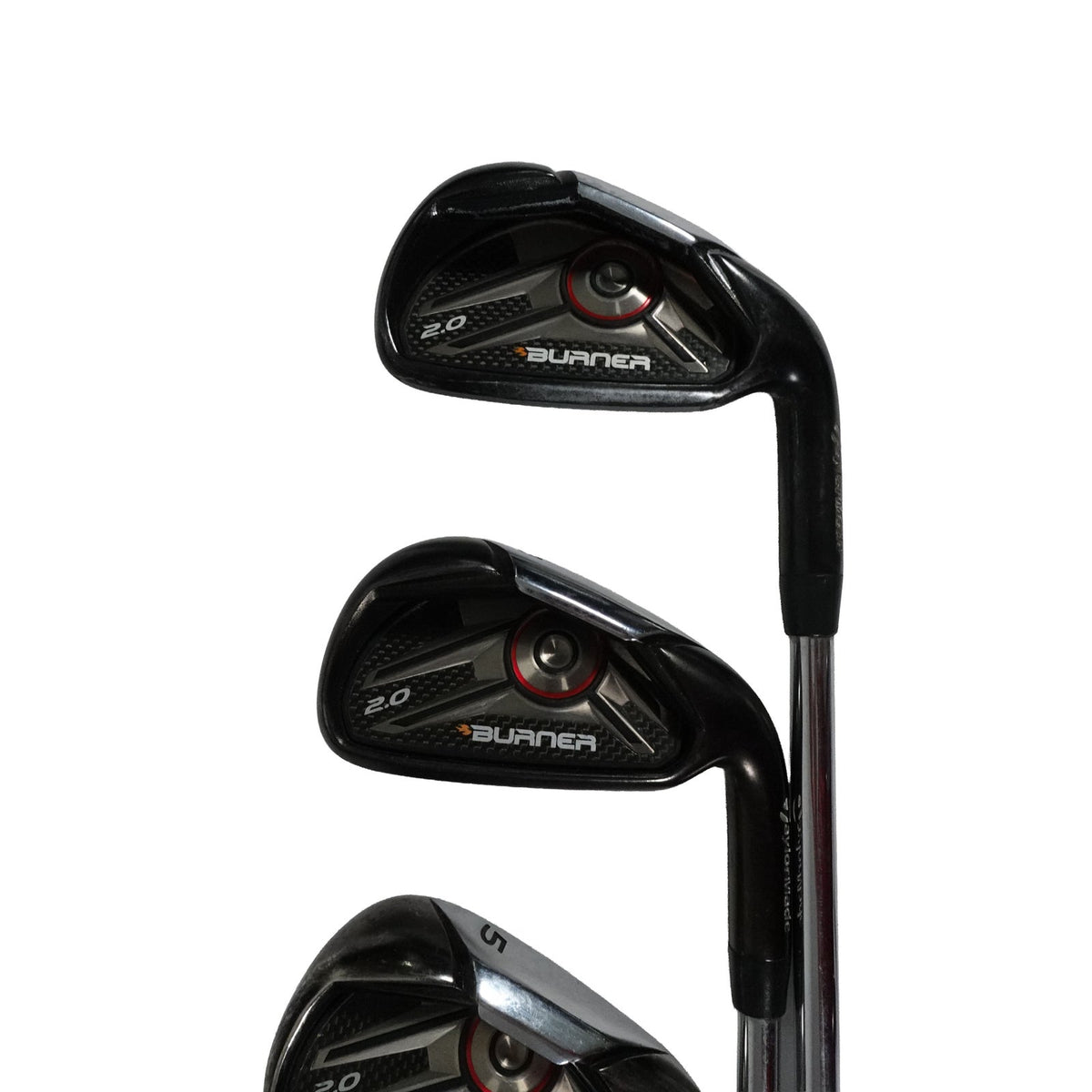 TaylorMade Burner 2.0 Iron Set Rifle FCM 6.0 Stiff Flex Steel 3-PW RH