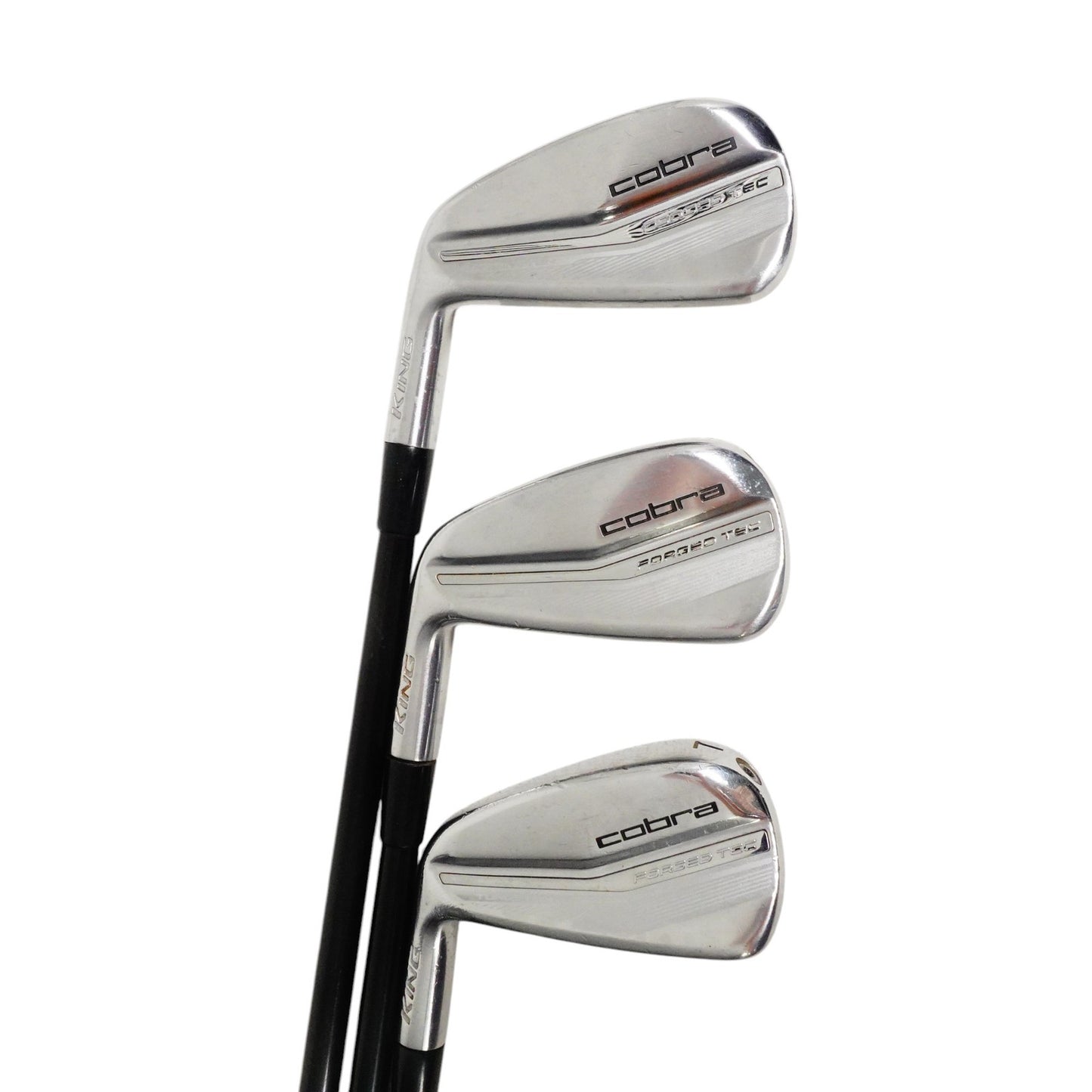 Cobra Forged Tec 5 6 7 Iron Set MMT 105 TX Graphite Extra Stiff Graphite LH