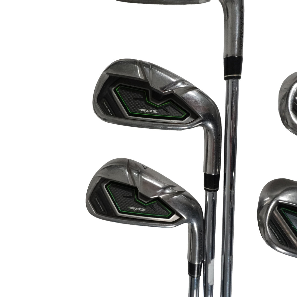 TaylorMade RocketBallZ RBZ Iron Set Regular Flex Steel 5-PW NEW GRIPS