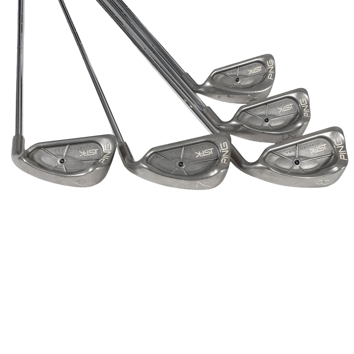 Ping ISI K Iron Set JZ Stiff Flex Steel Matching Serials 3-PW RH NEW GRIPS