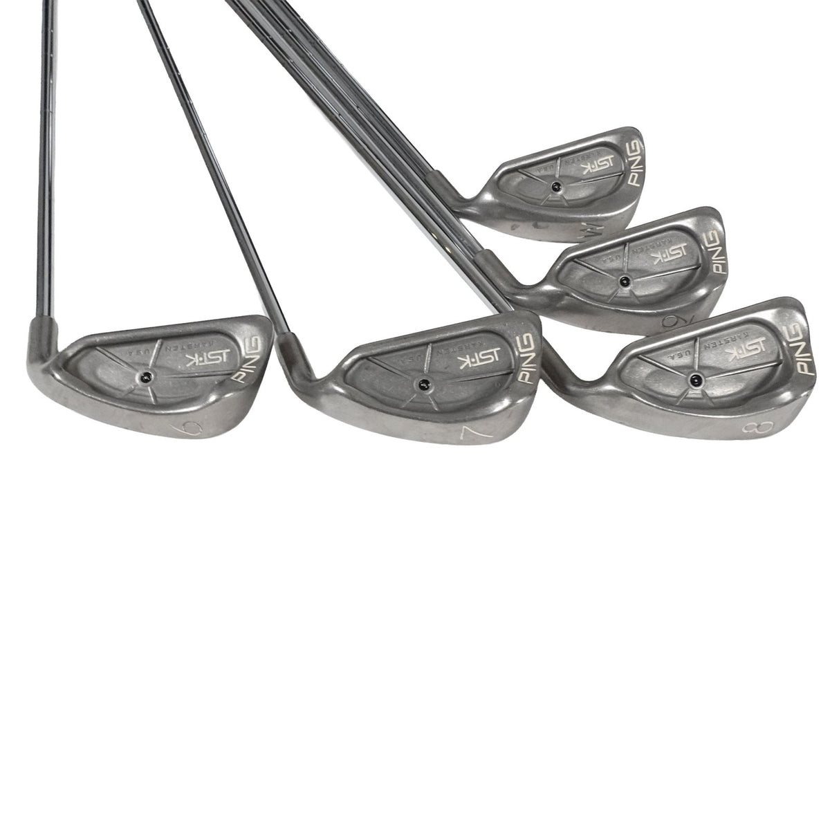 Ping ISI K Iron Set JZ Stiff Flex Steel Matching Serials 3-PW RH NEW GRIPS
