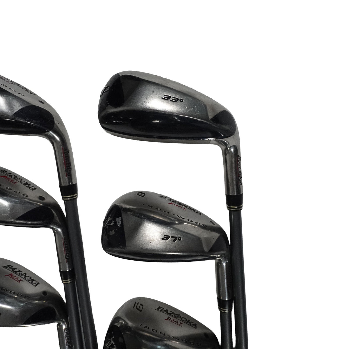 Tour Edge Bazooka JMax Iron Wood Set A Senior Flex Graphite 3-PW RH NEW GRIPS