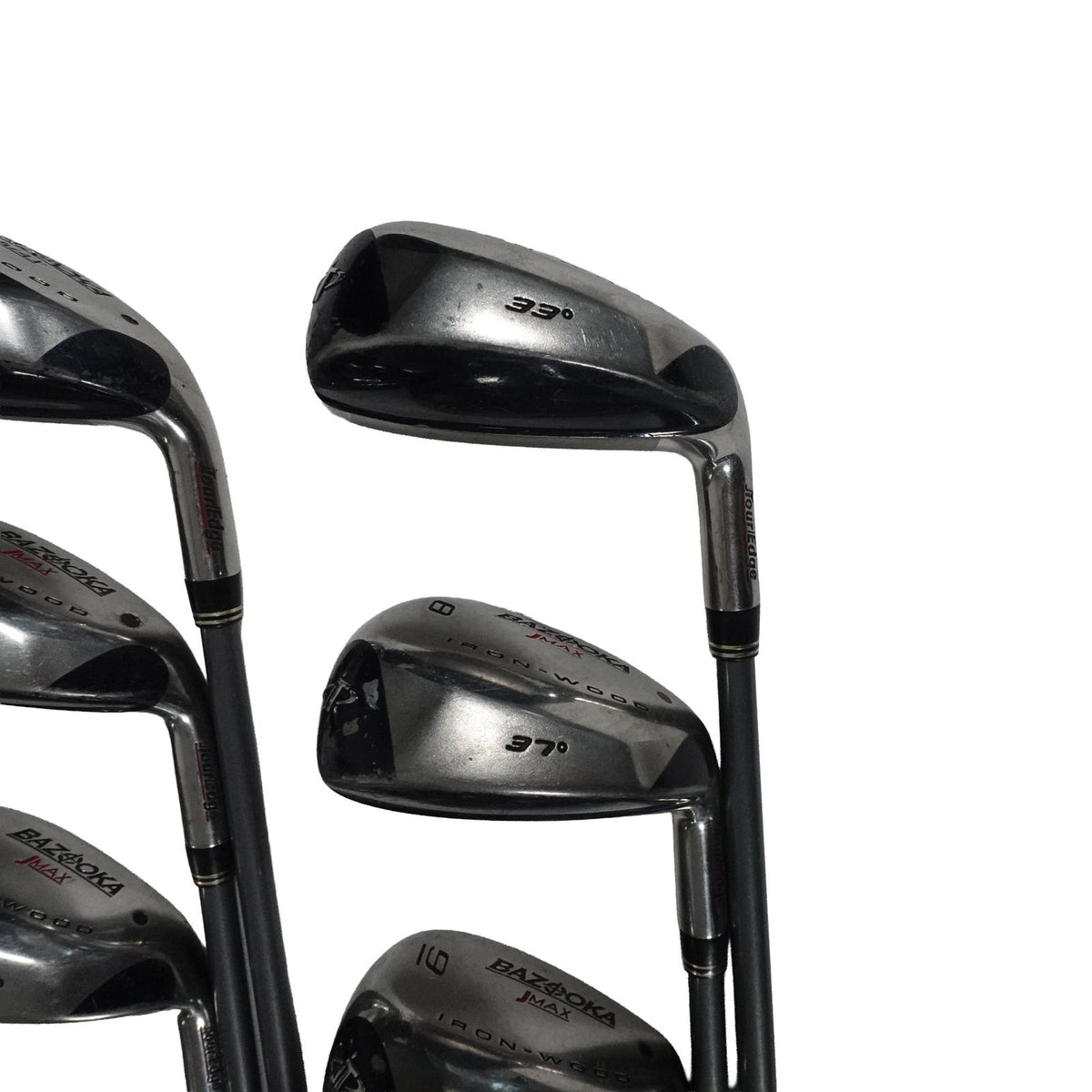 Tour Edge Bazooka JMax Iron Wood Set A Senior Flex Graphite 3-PW RH NEW GRIPS