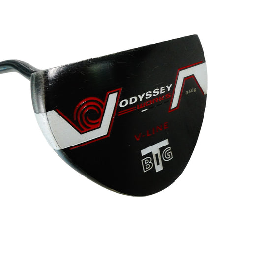 Odyssey Works V-Line Big T Black Steel 35" LH Left Hand NEW ODYSSEY GRIP