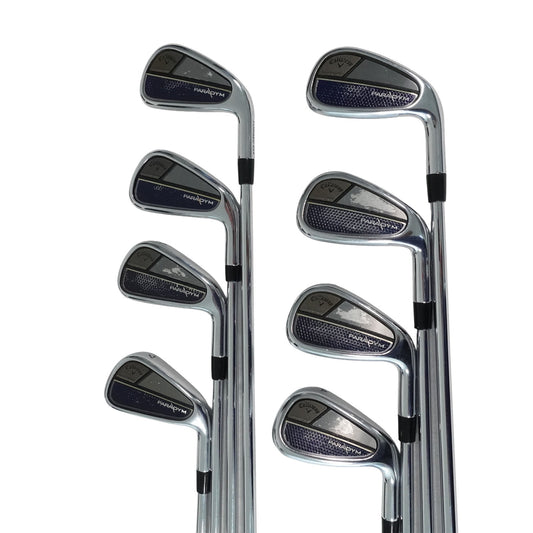Callaway Paradym Iron Set Project X LZ 6.0 Stiff Flex 120g +1/2" Steel 4-PW+A RH